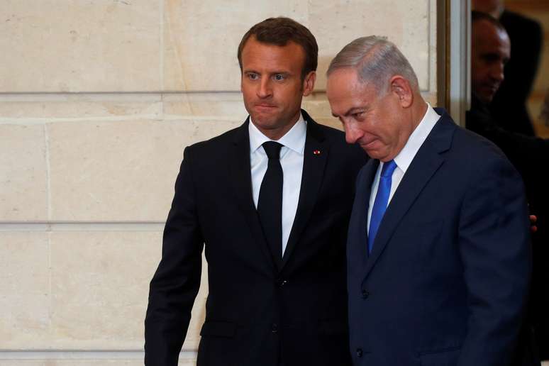 Macron e Netanyahu chegam para entrevista em Paris
 5/6/2018      REUTERS/Philippe Wojazer/Divulgação