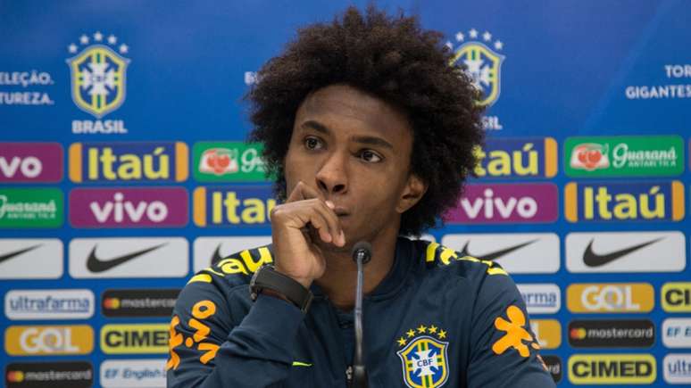 Willian jogou muito bem na vitória do Brasil de 2 a 0 sobre a Croácia (Foto: Pedro Martins / MoWA Press)