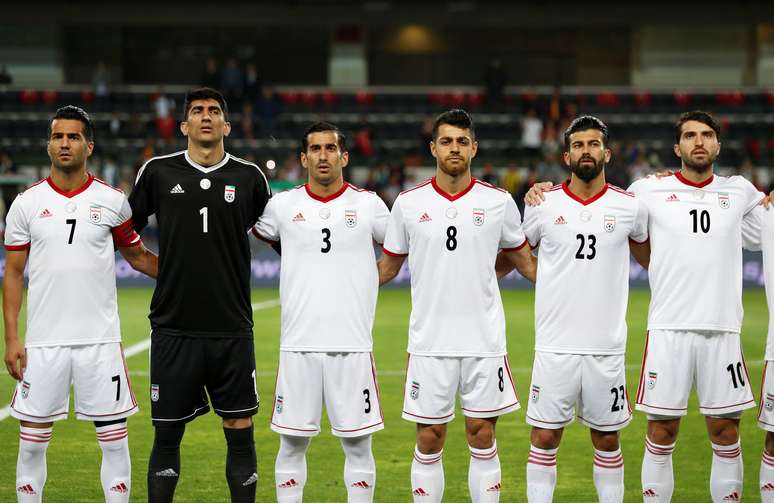 Jogadores da seleção do Irã