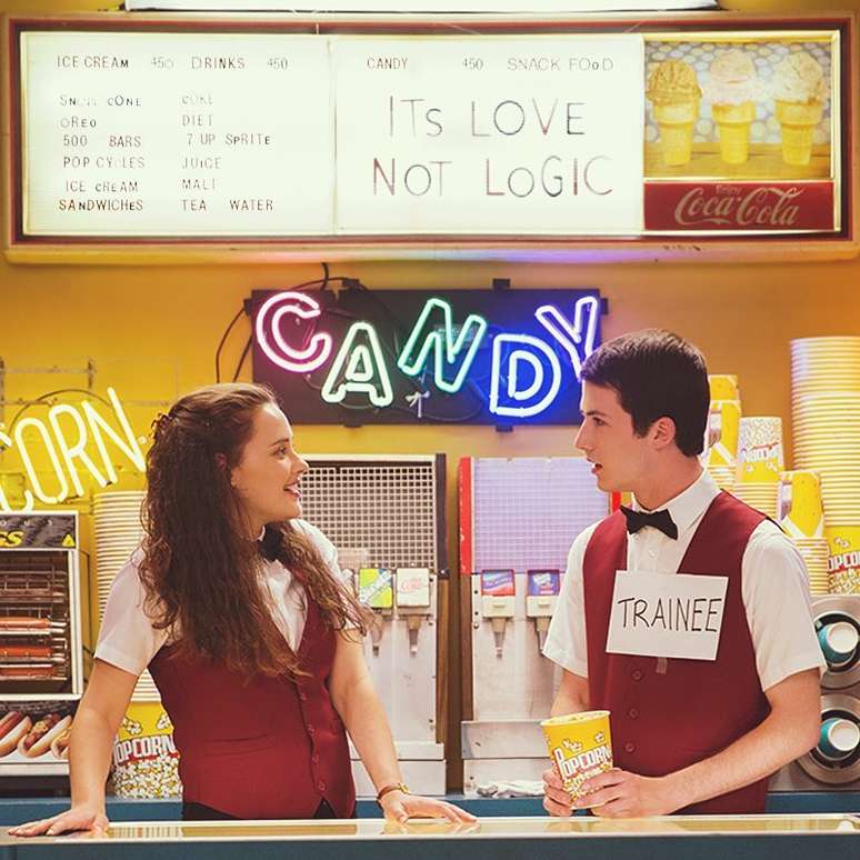 Cena de Hannah Baker e Clay Jensen; personagem de Katherine Langford não volta para nova temporada