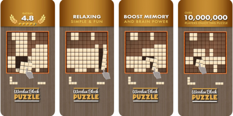 Como jogar wood block puzzle: - Parte 01 / ( Android e iOS ) 