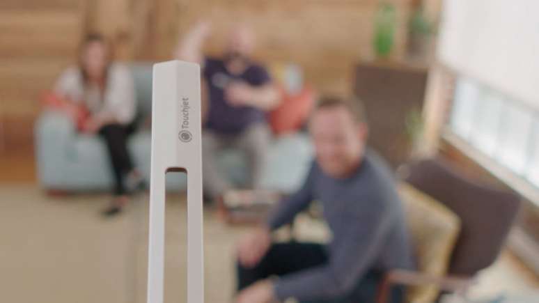 O Touchjet WAVE vendido pela Amazon internacional &eacute; f&aacute;cil de conectar e de usar. (Imagem: Amazon)