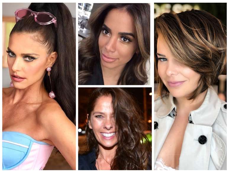 &Eacute; das loiras que eles gostam mais? Time de artistas escurecem as madeixas e indicam tend&ecirc;ncia