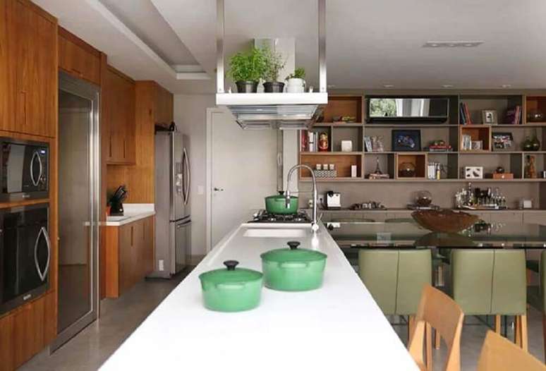 15. Modelo de balcão de cozinha