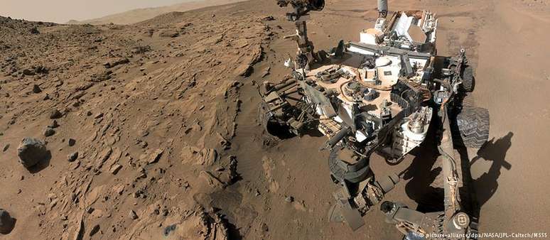 Curiosity pousou no planeta vermelho em 2012