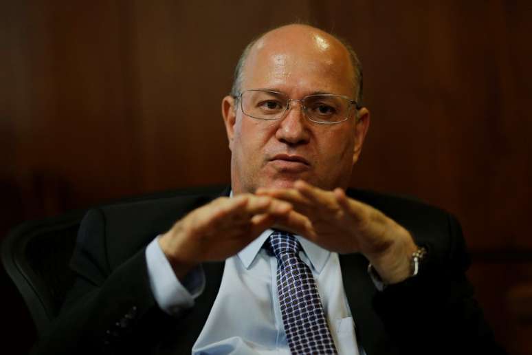 Presidente do Banco Central, Ilan Goldfajn, durante entrevista à Reuters em Brasília