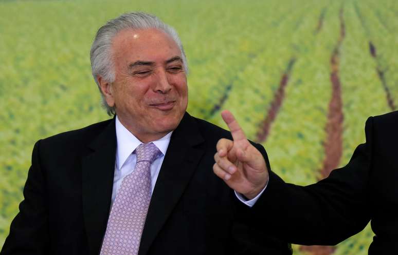 Presidente Michel Temer durante cerimônia em Brasília
06/06/2018 REUTERS/Adriano Machado 