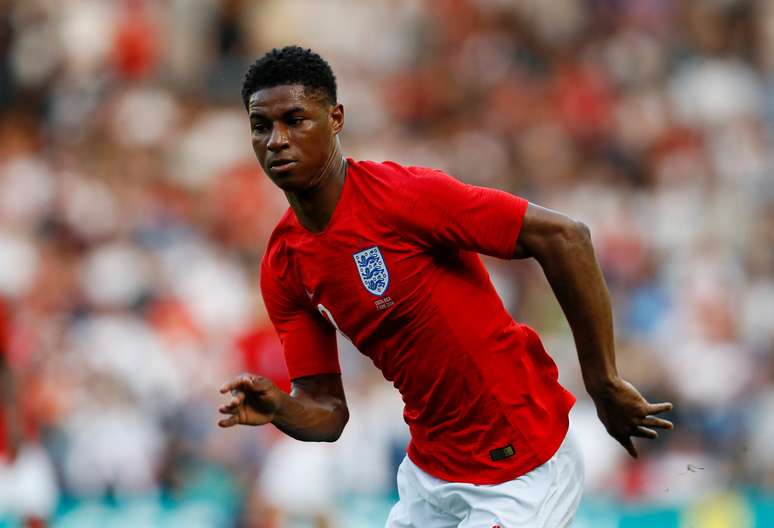 Marcus Rashford durante amistoso da Inglaterra contra a Costa Rica
07/06/2018 Action Images via Reuters/Jason Cairnduff