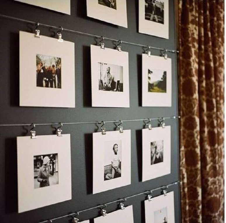 25. Ideias para parede decorada com fotos