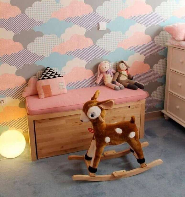 39. Ideias para decorar paredes de quarto infantil