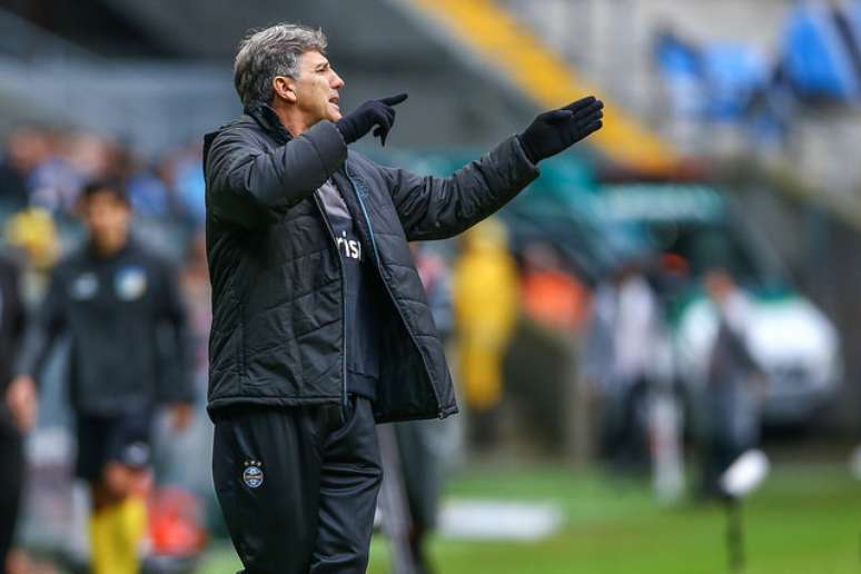 Técnico Renato Gaúcho comandou o Grêmio para a vitória neste sábado (10) contra o América-MG em casa