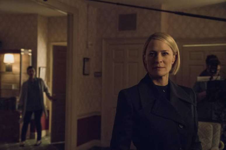 A Netflix divulgou as primeiras imagens da última temporada de 'House of Cards', que vai trazer Robin Wright como a nova protagonista