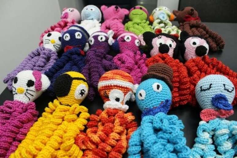 20 -Polvo de croch&ecirc; de personagens.