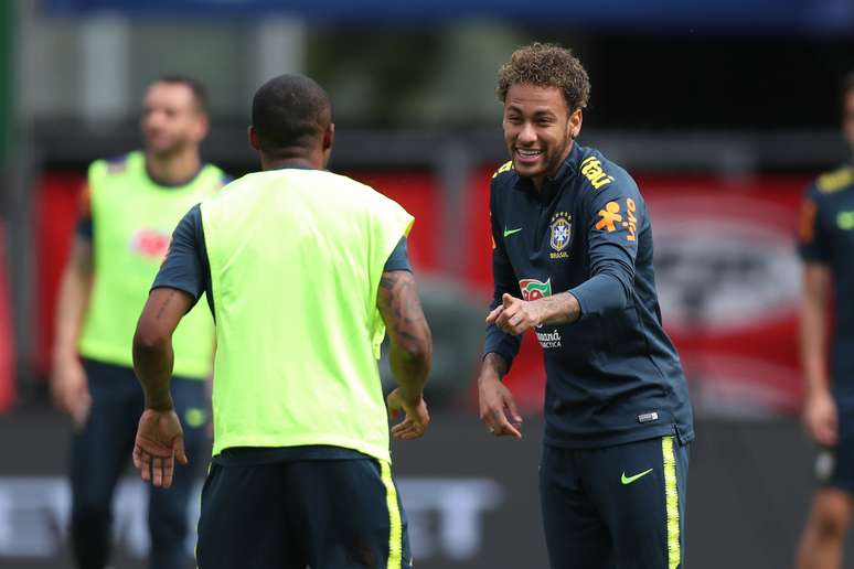 Treino da Seleção Brasileira em Viena