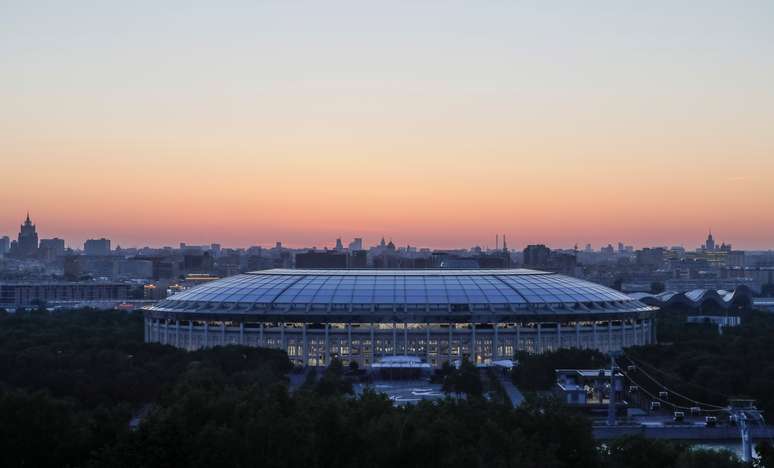 Estádio Luzhniki, em Moscou, onde será disputado o jogo de abertura da Copa do Mundo da Rússia
30/05/2018
REUTERS/Maxim Shemetov