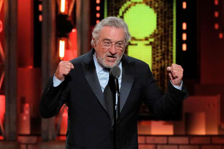 Robert De Niro no Tony Awards 
 10/06/2018   REUTERS/Lucas Jackson  