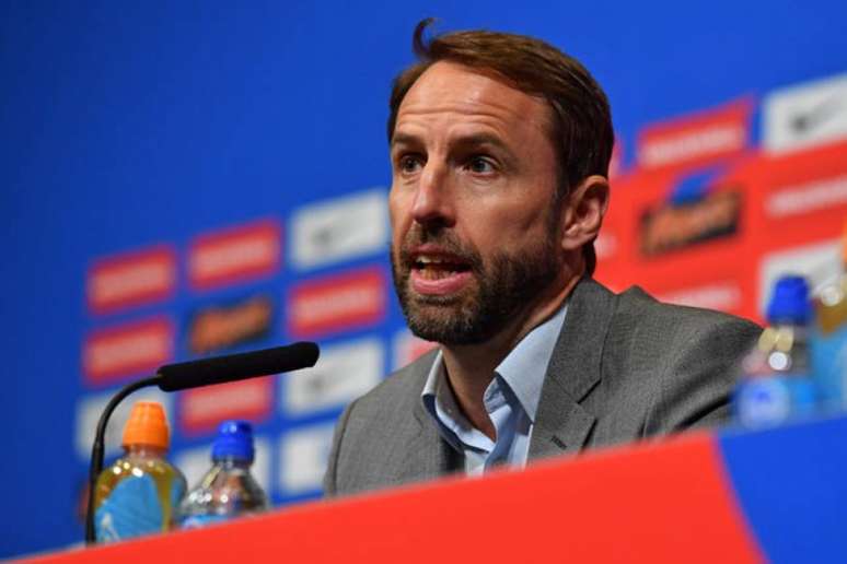 Gareth Southgate quer privacidade total para treinar a seleção inglesa (Foto: Ben Stansall / AFP)