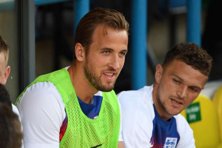 Harry Kane ficou fora do amistoso contra Costa Rica por lesão no tornozelo (Foto: Paul Ellis / AFP)