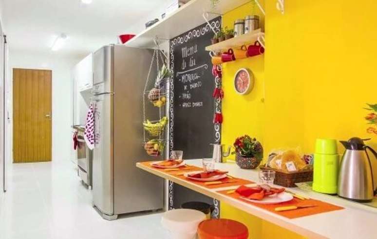 34 &ndash; Cores para cozinha determinam o espa&ccedil;o.