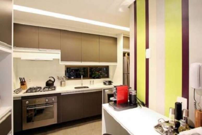 28- Cores para cozinha em estilo moderno.