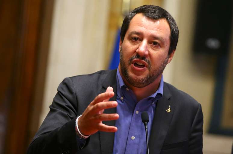 Ministro do Interior da Itália, Matteo Salvini, em Roma 24/05/2018 REUTERS/Tony Gentile