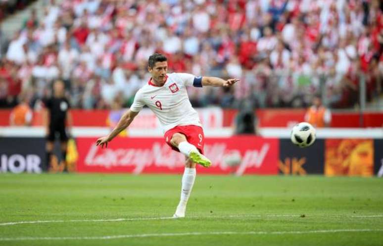 O artilheiro Robert Lewandowski é a esperança de gols da Polônia