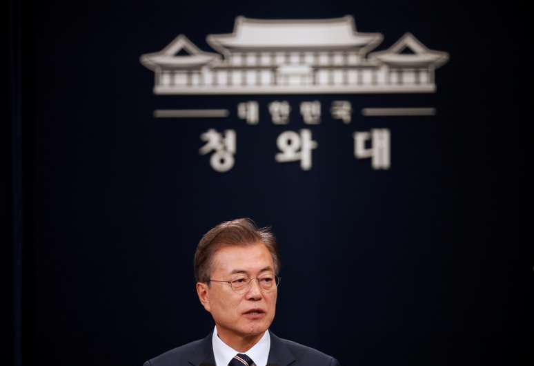 Presidente da Coreia do Sul, Moon Jae-in 27/05/2018 REUTERS/Kim Hong-Ji
