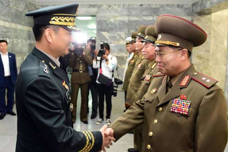 Encontro militar entre as Coreias do Norte e do Sul, em Panmunjom