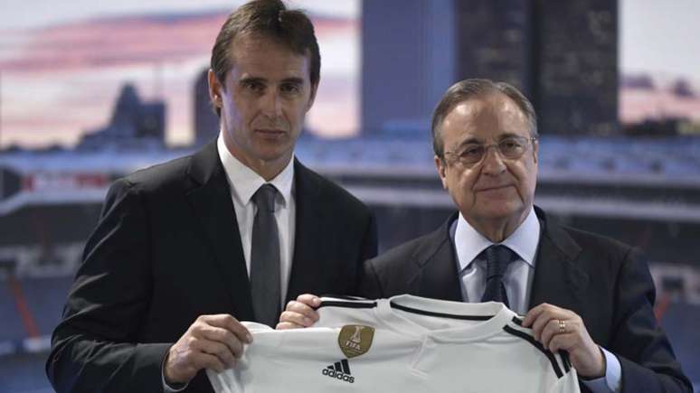 Lopetegui é apresentado oficialmente no Real Madrid (Foto: OSCAR DEL POZO / AFP)