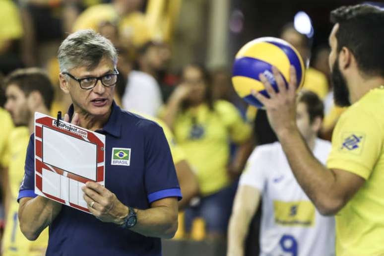 Renan Dal Zotto, técnico da seleção brasileira masculina de vôlei