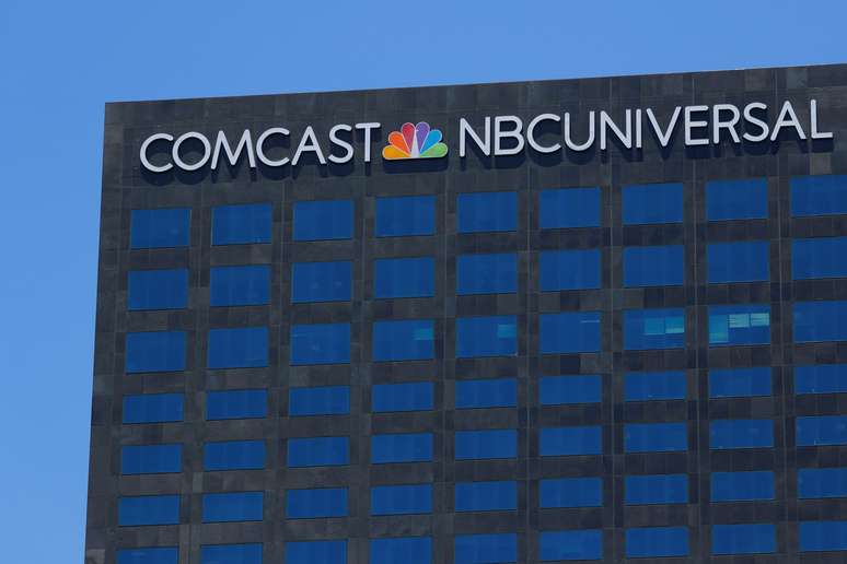 Logo da Comcast NBC Universal em Los Angeles, Califórnia, EUA
13/06/2018
REUTERS/Mike Blake 