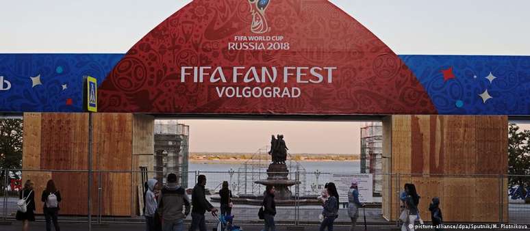 Volgogrado dá boas-vindas aos torcedores: ao todo 11 cidades acolherão os jogos do Mundial 2018