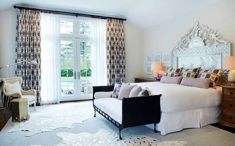 9. A cortina pode mudar a decoração de um quarto