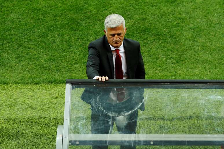 Técnico da Suíça, Vladimir Petkovic 17/06/2018 REUTERS/Jason Cairnduff