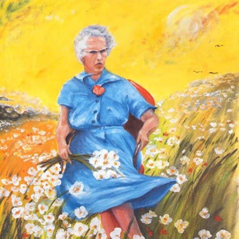 O quadro Lucy in The Sky With Flowers foi a primeira obra do museu