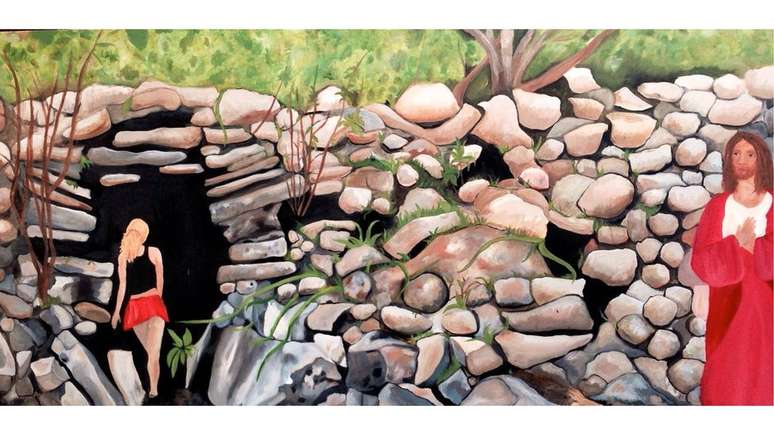 Com uma intrigante composi&ccedil;&atilde;o, a obra 'The Answered Prayer', de autor an&ocirc;nimo, deixa o espectador sem saber o que pensar