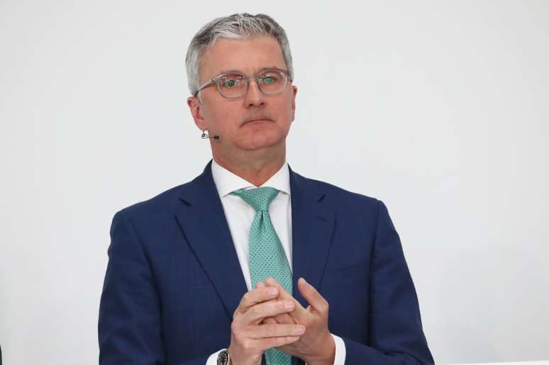 Presidente da Audi, Rupert Stadler, durante coletiva de imprensa em  Ingolstadt, na Alemanha 15/03/2018 REUTERS/Michael Dalder