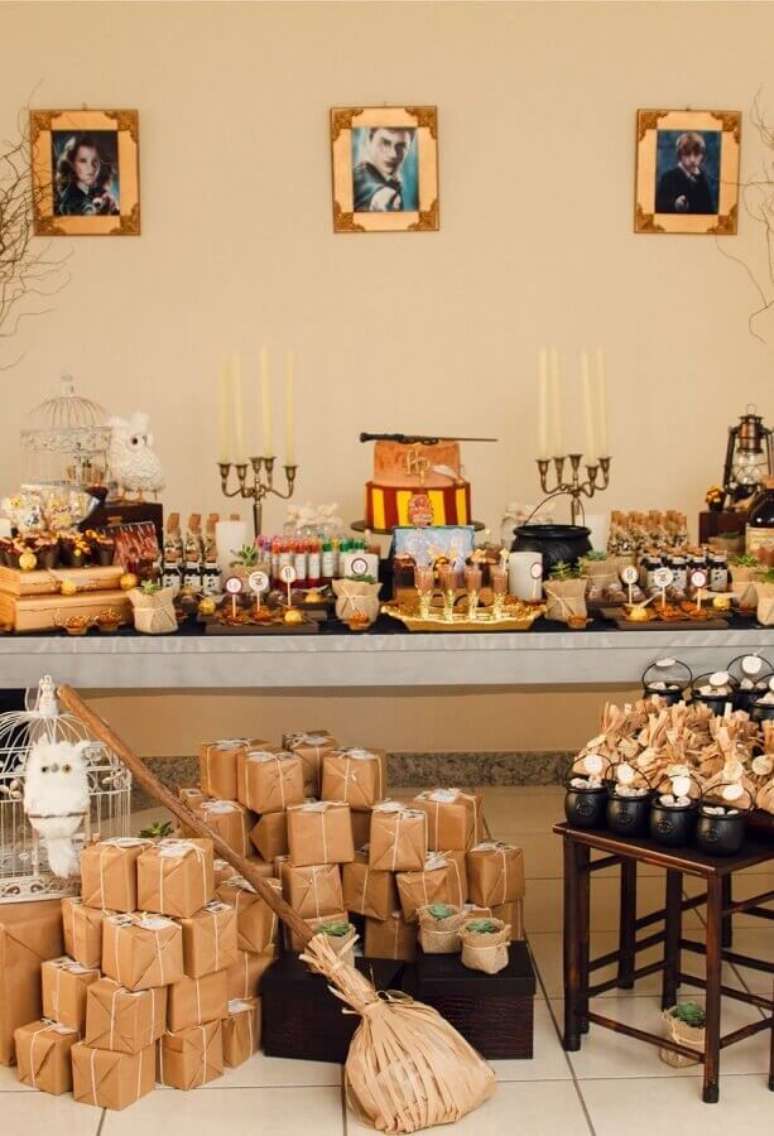 Harry Potter para decora&ccedil;&atilde;o de casamento tem&aacute;tico