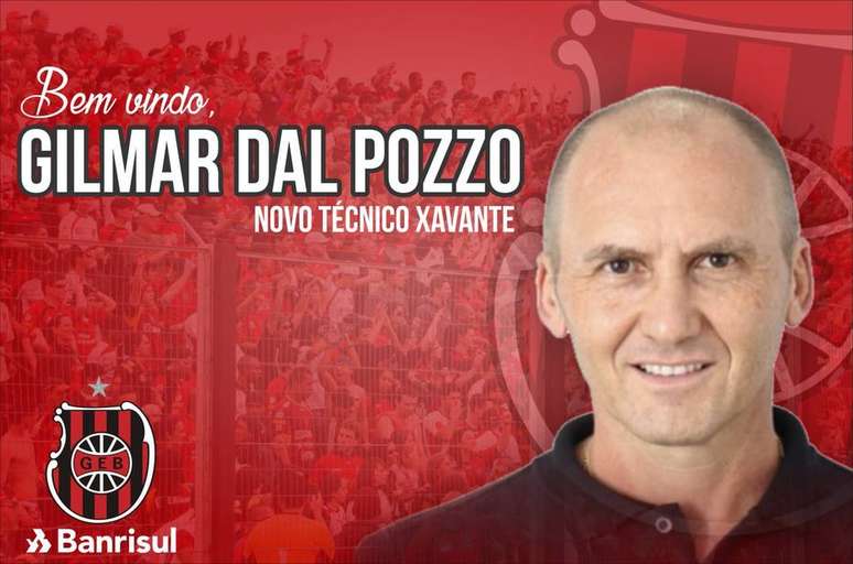 Gilmar dal Pozzo é anunciado o Brasil de Pelotas.