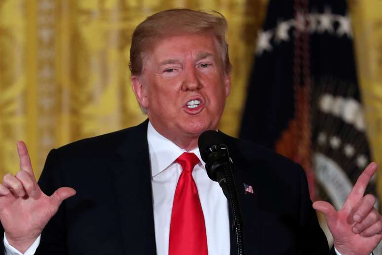 Presidente dos Estados Unidos, Donald Trump, durante evento na Casa Branca, em Washington 18/06/2018 REUTERS/Jonathan Ernst