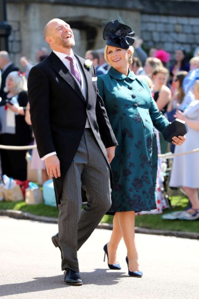 Mike Tindall e Zara Tindall chegam para casamento do príncipe Harry
19/5/2018     Gareth Fuller/Divulgação