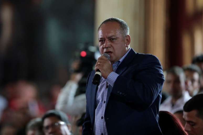 Diosdado Cabello discursa na Assembleia Nacional Constituinte em Caracas
05/08/2017 REUTERS/Marco Bello