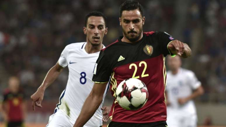 Chadli em ação pela Bélgica (Foto: AFP)