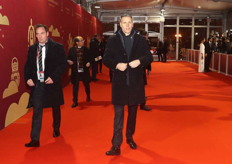 Ex-jogador e hoje diretor técnico da Fifa, Marco van Basten chega em evento da entidade