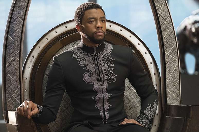 Chadwick Boseman em &#039;Pantera Negra&#039; (2018)