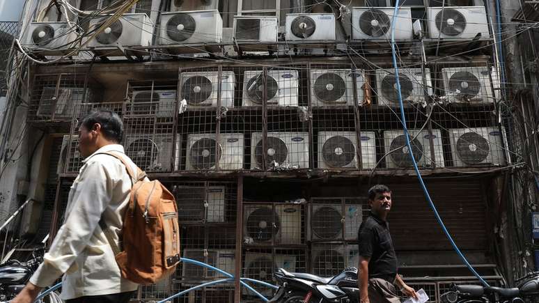 Ar-condicionado é essencial em Nova Déli (Índia), onde as temperaturas podem chegar a 50º C