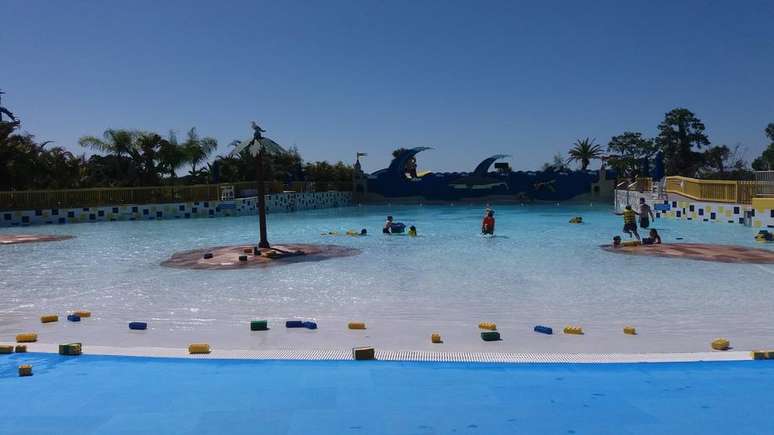 Al&eacute;m do parque de divers&otilde;es, Legoland tem pequeno parque aqu&aacute;tico