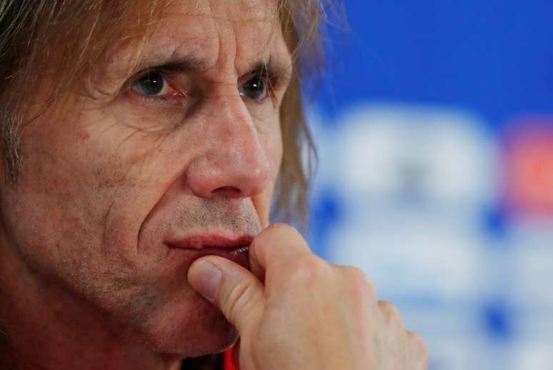 Técnico do Peru Ricardo Gareca concede entrevista coletiva
 20/6/2018     REUTERS/Andrew Couldridge