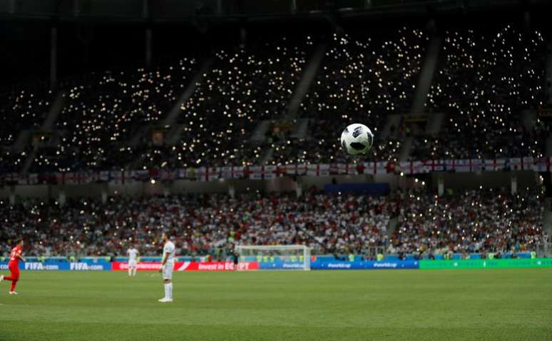 Vista de dentro da Arena Volgogrado durante partida entre Tun&iacute;sia e Inglaterra na Copa do Mundo
18/06/2018 REUTERS/Toru Hanai