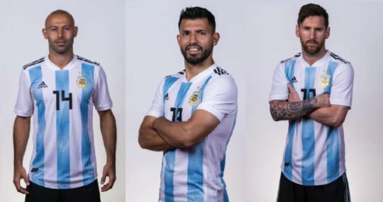 Mascherano, Aguero e Messi: os três titulares que participaram dos vices em 2014, 2015 e 2016